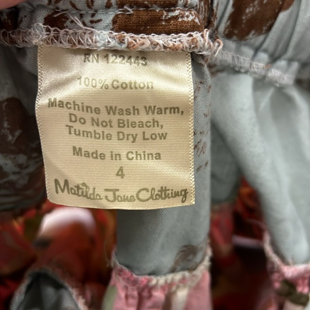 Matilda Jane Westside Molly twirl patch-work skirt size 4 EUC - Picture 6 of 10